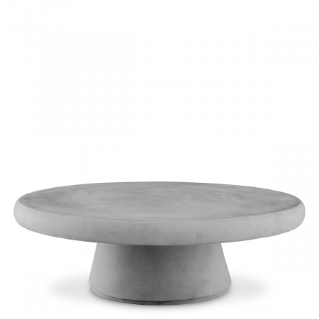 Masute - Măsuță de cafea, Cleon gri de exterior , Dims: Ø 100 | H. 32 (CM)