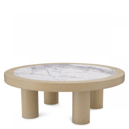 Masute - Masuta de cafea, Presedio, Furnir stejar , marmura biano liliac