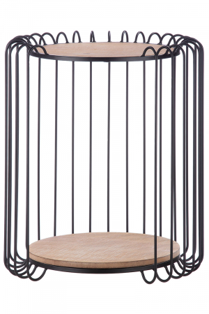 Masute - Masuta de colt, Metal MDF Gabbia