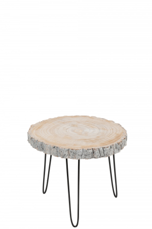 SALE % - Masuta, Lemn, Gri, 49x43x40 cm