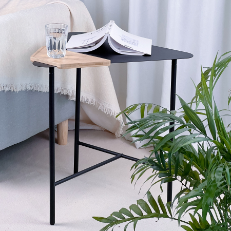 Masute - Masuta YOKE, metal, negru