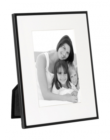 Rame foto - NIGRA, Rama foto, aluminiu, negru, pentru dimensiunea imaginii 10x15 cm