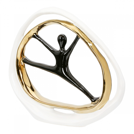 Sport - Obiect de decor, Olympus, Ceramica, alb, PU 1, L. 7,5 cm, L. 28 cm, H. 25 cm