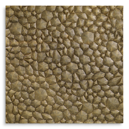 Decoratiuni de perete - Obiect de perete Ultimo cu finisaj vintage din alama |L. 120 | W. 120 | D. 3.5 cm 