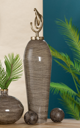 Accesorii - Obiect metalic deco Stripes