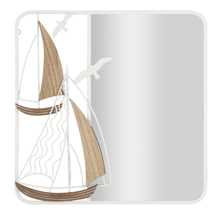 Oglinzi - Oglinda de perete Adriatic cm 60x4,4x60 (dimensiunea oglinzii cm 35,5x58)