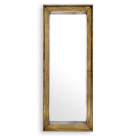 Oglinzi - Oglindă, Magenta dreptunghiulară L, finisaj din alamă cu aspect vintage, Dims: L. 200 | W. 80 | D. 20 (CM)