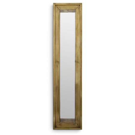 Oglinzi - Oglindă, Magenta dreptunghiulară S, finisaj din alamă cu aspect vintage, Dims: W. 45 | D. 20 | H. 200  (CM)