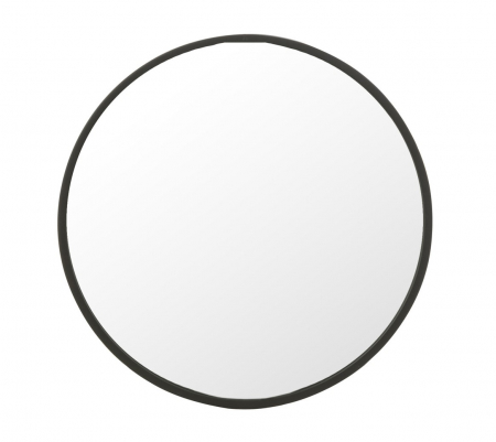 Oglinzi - Oglinda Round, Metal, Negru, 50x2.5x50 cm