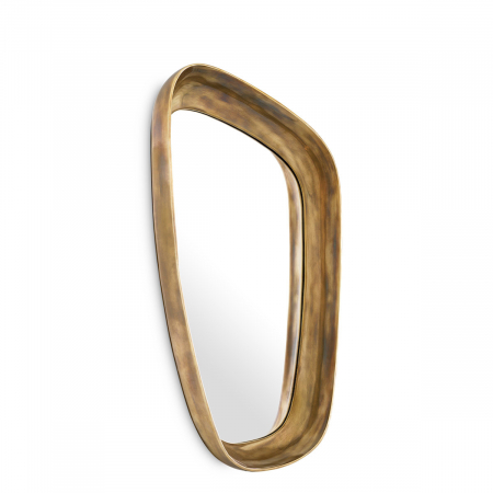 Oglinzi - Oglindă, Sandals S, finisaj din alamă cu aspect vintage, Dims: W. 43 | D. 10.5 | H. 79 (CM)