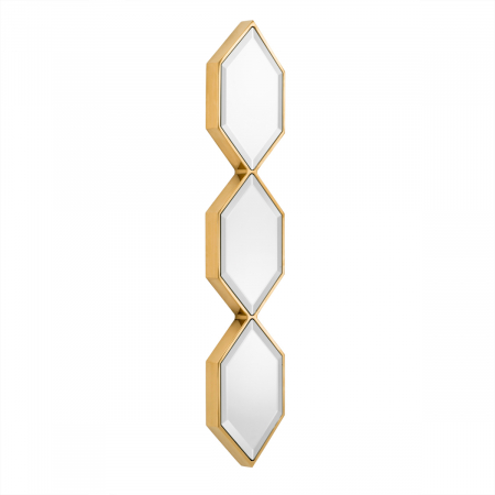 Oglinzi - Oglindă, Saronno finisaj auriu, Dims: W. 25 | D. 4 | H. 110 (CM)