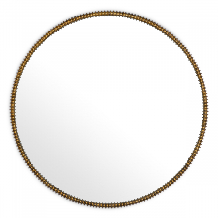 Oglinzi - Oglindă, Vezzola, finisaj din alamă cu aspect vintage, Dims: Ø 124 | D. 4.5  (CM)