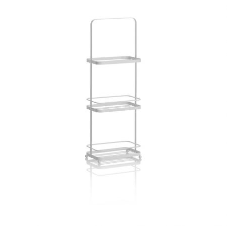Polite si rafturi - Organizator KOKO, Metal, Alb, 26x15.5x72 cm