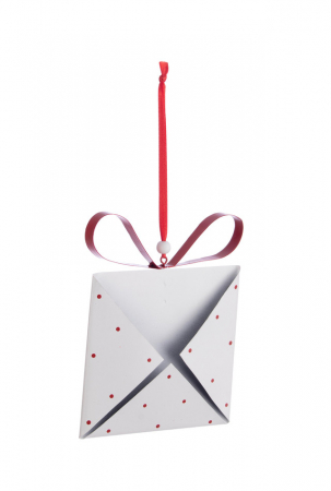 SALE % - Ornament plic alb, Birck