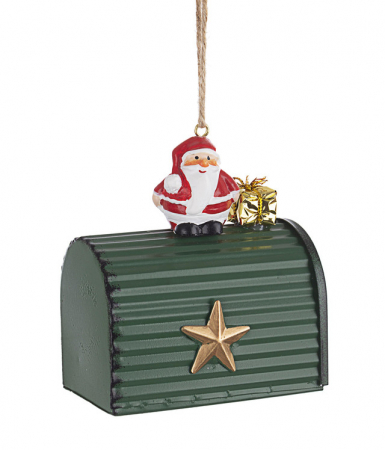 SALE % - Ornament Verde, Moș Crăciun, Birck