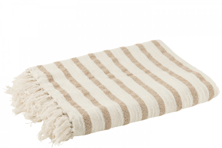 Paturi si cuverturi - Patura plaid, Textil, Alb , 180x130x0.5