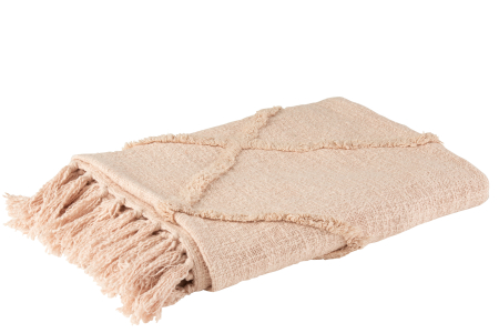 Paturi si cuverturi - Patura plaid, Textil, Roz, 130x170x1