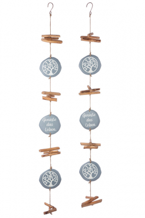 Clopotei de vant si ghirlande - Pendant, rasina Tree of life Set 2