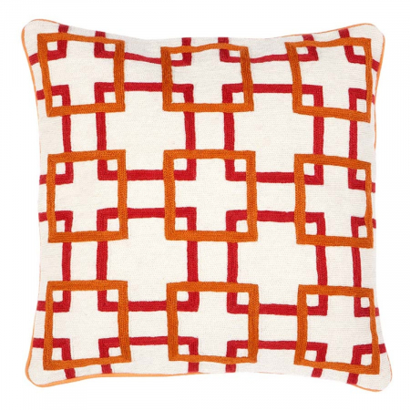 Perne si fete de perne - Pernă, Bradbury portocalie 50 x 50 cm, Dims: L. 50 | W. 50 (CM)