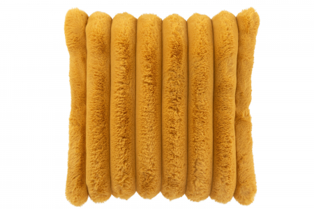 AUTUMN - Pernă mare, velur poliester, ocru