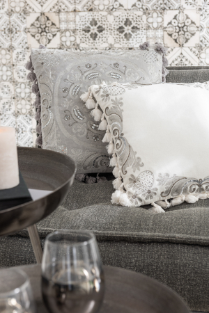 Perne si fete de perne - Perna, Textil, Gri, 45x45x2