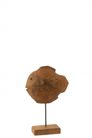 Mare si soare - Peste, Lemn, Natural, 25x8x37 cm