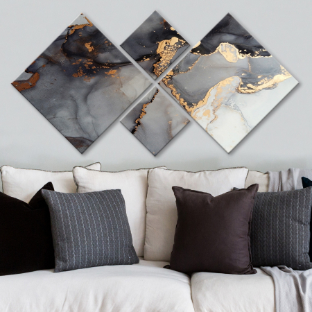 Tablouri - Pictură decorativă MDF (4 bucăți)