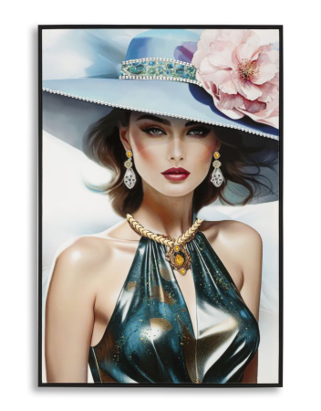 Tablouri - Pictura pe pânza lacuita cu Rama, -a- 62x4x92 cm