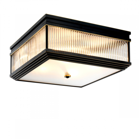 Lustre - Plafoniera Marly, finisaj bronz, Dims: W. 40.5 | D. 40.5 | H. 18.5 (CM)