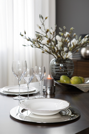 Bucatarie - Platou Campo, Otel inoxidabil, Argintiu, 14x41cm