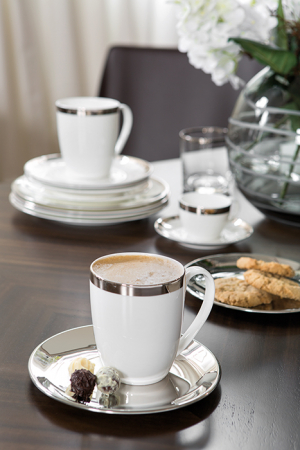 Farfurii - Farfurioara Samuel, Otel inoxidabil, Argintiu, 5X18X16 cm