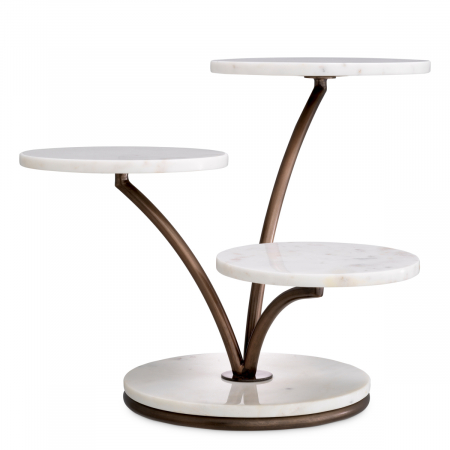 Platou tort - Platou tort, Anza, finisaj bronz, Dims: L. 50 | W. 50 | H. 40 (CM)