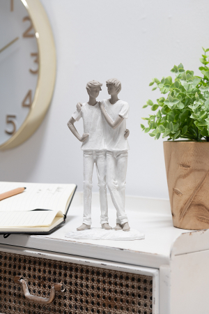 Familie - Prieteni, Compozit, Alb , 7.5x13.5x26 cm