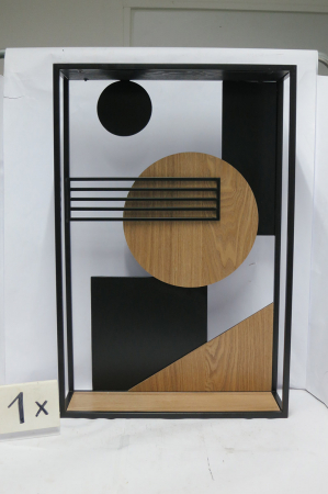 Polite si rafturi - Raft, dreptunghiular, Loco, Metal, negru, PU 1, L. 12 cm, L. 40 cm, H. 60 cm