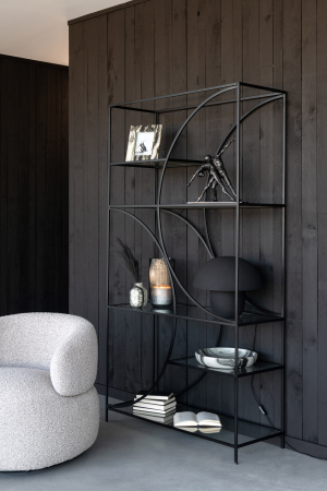 Polite si rafturi - Raft, Var, metal, negru