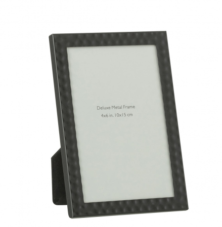 Rame foto - Rama foto Hammered, Metal, Negru, 11x1.5x16 cm