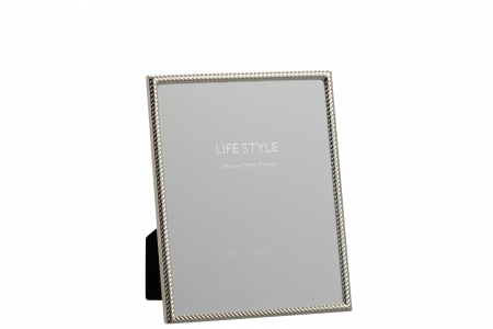 Rame foto - Rama foto L (20x25 cm), Metal, Argintiu, 26x20x1 cm