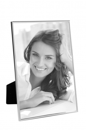 Rame foto - Rama foto Niko, Sticla/Fier/Placat cu argint, Argintiu, 10.70x1.20x15.70 cm