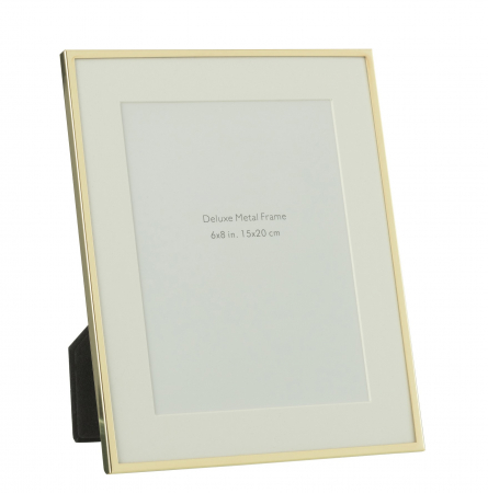Rame foto - Rama foto Passe Partout, Metal, Auriu, 20.5x1x25.5 cm