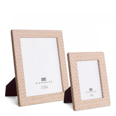 Rame foto - Ramă foto, Sintra set de 2, piele maro