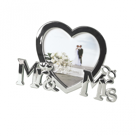 Rame foto - Rama foto Wedding, metal, argintiu, 18x12 cm