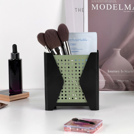 Organizatoare - Recipient diverse POKA, metal, negru-verde