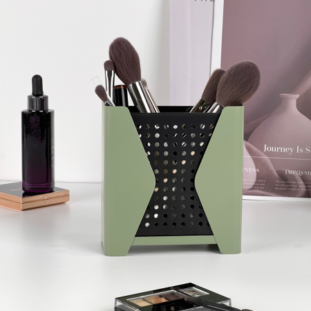 Organizatoare - Recipient diverse POKA, metal, verde-negru