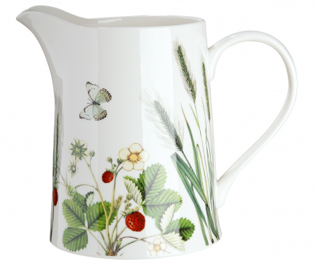 Recipient pentru lapte Wild Flowers, portelan, multicolor, 20x17.5x12.8 cm