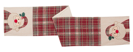 Servete si fete de masa - Napron de masa, Mos Craciun, 182X33 cm