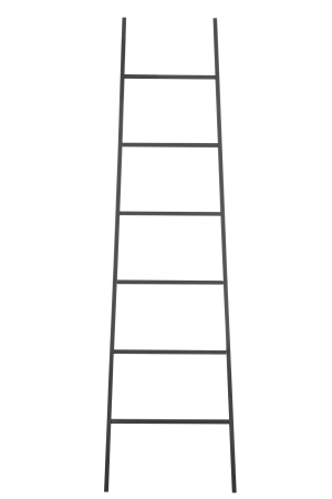 Cuiere - Scara, Metal, Negru, 45x2x160