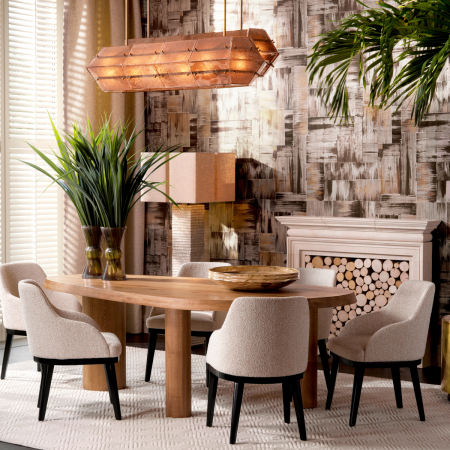 Scaune dining - Scaun Costa cu cotiera kempton bej