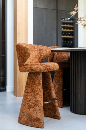 Scaune de bar - Scaun de bar Gatsbi (Be Lovely 603 Scorțișoară), Dims: 103.0 x 54.0 x 56.0 cm