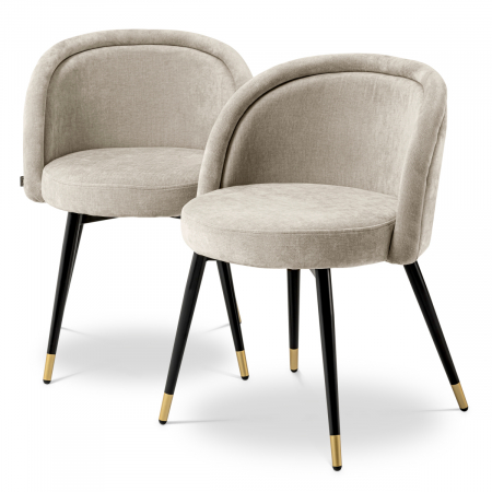 Scaune dining - Scaun dining, Chloé clarck sand set de 2