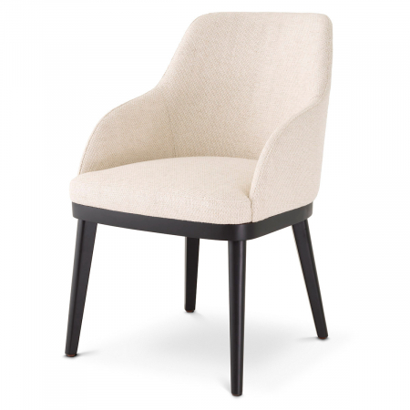 Scaune dining - Scaun dining, Costa cu cotiera, natur, Dims: W. 55 | D. 61 | H. 83 | SD. 48 | SH. 48 | AH. 65 (CM)